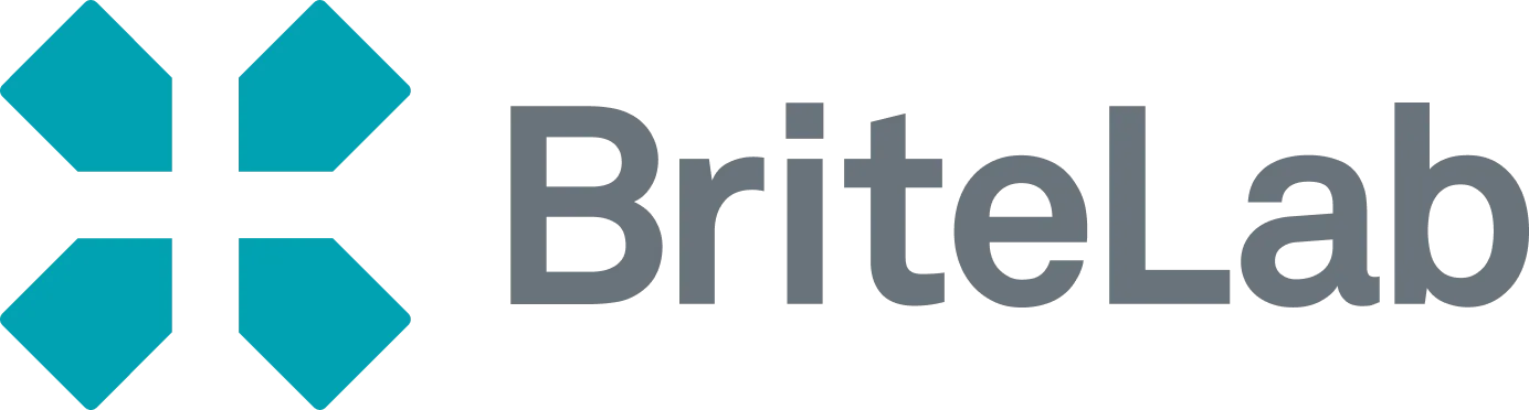 Image of BriteLab final logo designs